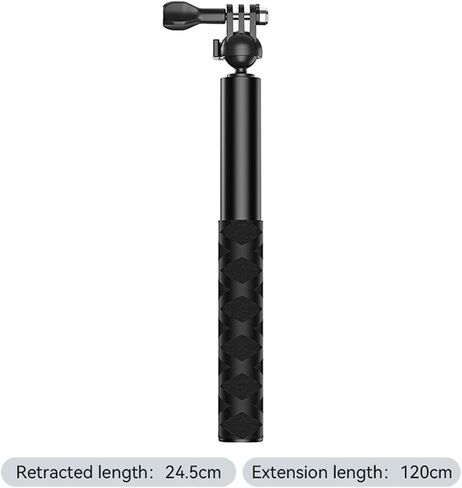 70cm/120cm Ball Head Selfie Stick Extension Monopod Stick for DJI/Insta360 Series Sports Camera Accessories (120cm Selfie Stick【1/4 Model 】) in Saudi Arabia