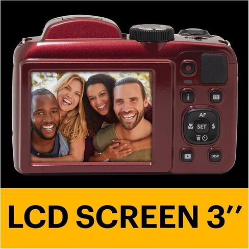 AZ255 Astro Zoom 16MP Camera (Black) مع حزمة بطاقة Kodak 128GB SDXC (10 عناصر) in Kuwait