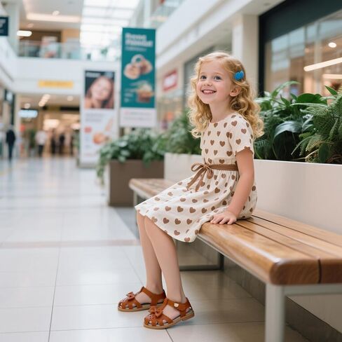 GINFIVE Toddler Girls Sandals Girls Toddler Sandals Little Girls Kids Shoes in Kuwait