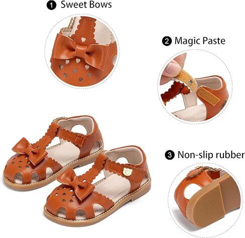GINFIVE Toddler Girls Sandals Girls Toddler Sandals Little Girls Kids Shoes in Kuwait