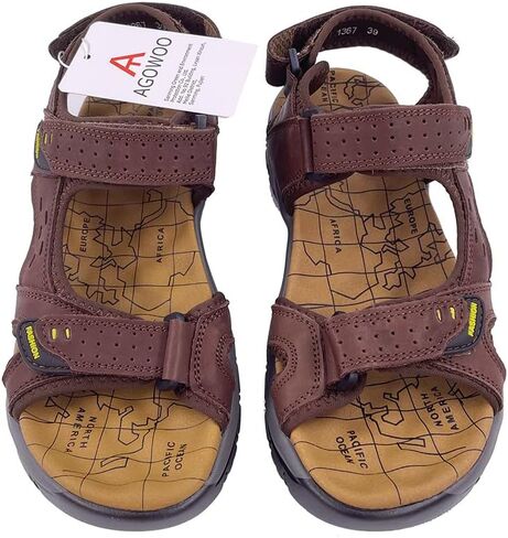 Womens Leather Ankle Strap Beach Hiking Sandals in Saudi Arabia