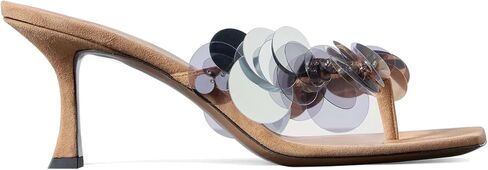 Black Flip Flop Heels Sandals for Women with Plastic Disc Straps Comfortable Slip on Open Toe Kitten Heel Thong Sandal Casual Summer Dressy Shoes. in Kuwait