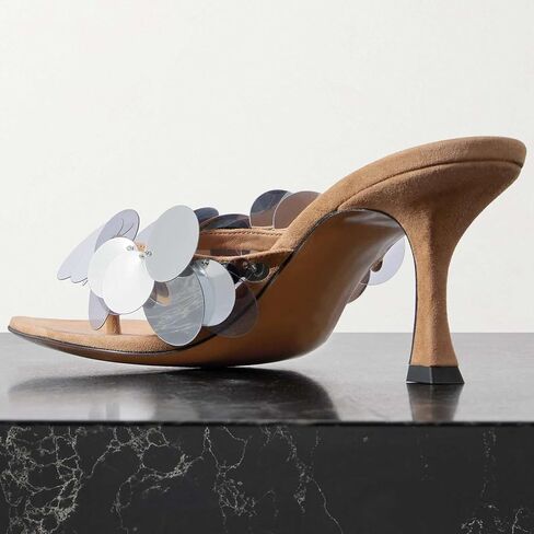 Black Flip Flop Heels Sandals for Women with Plastic Disc Straps Comfortable Slip on Open Toe Kitten Heel Thong Sandal Casual Summer Dressy Shoes. in Kuwait