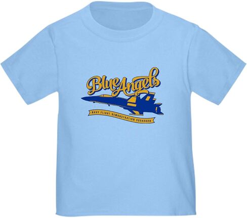 CafePress U.S. Navy Blue Angels Plane Toddler T Shirt Cute Toddler Graphic Tee, 100% Cotton in Saudi Arabia
