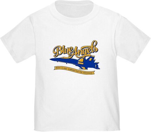 CafePress U.S. Navy Blue Angels Plane Toddler T Shirt Cute Toddler Graphic Tee, 100% Cotton in Saudi Arabia