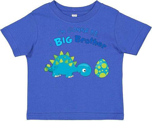 inktastic Happy Dinosaur Future Big Brother Toddler T-Shirt in Saudi Arabia