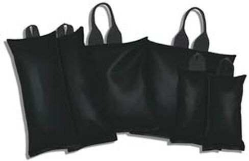 X-Ray Positioning Sandbags (Set of 8) - General Bundle 1 - Standard Handle, Black or Blue Vinyl, USA Made in Kuwait