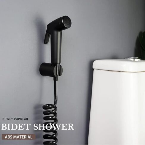 Handheld Bidet Sprayer ABS Baby Cloth Diaper Sprayer Portable Hand Held Toilet Bidet Sprayer Head with Bidet Hose for Feminine Wash, Pet Washing, Easy to Install(D) in Kuwait