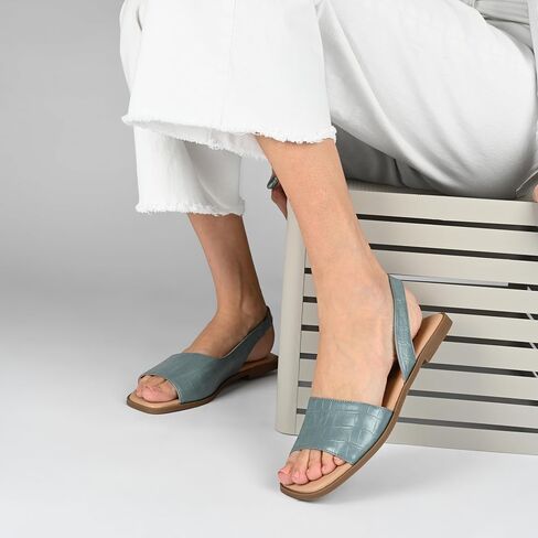 مجموعة مجلة Women's Brinsley Slingback Flat Sandals in Kuwait