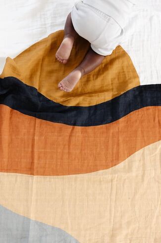 CLEMENTINE KIDS Muslin Infant Swaddles (Butterfly Collector) in Saudi Arabia