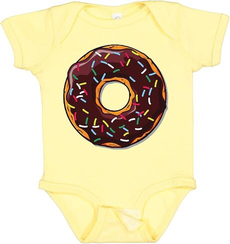 inktastic chololate donut with Sprinkles Baby Bodysuit in Kuwait