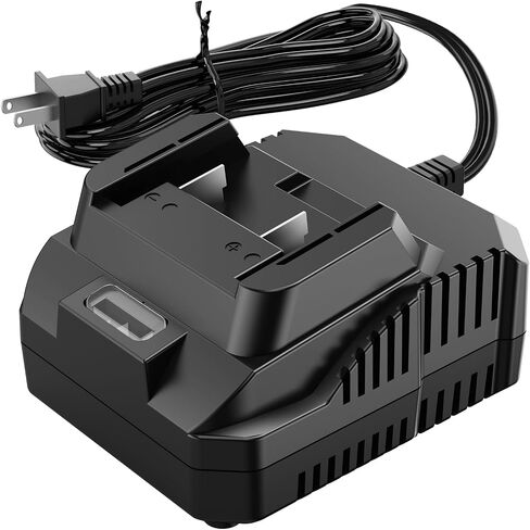 21V Lithium Battery Charger Replacement for Narbell Lithium Ion Battery Compatible with Tools Outdoor Equipment and 20V Leaf Blower Class 2 Battery Charger in Saudi Arabia