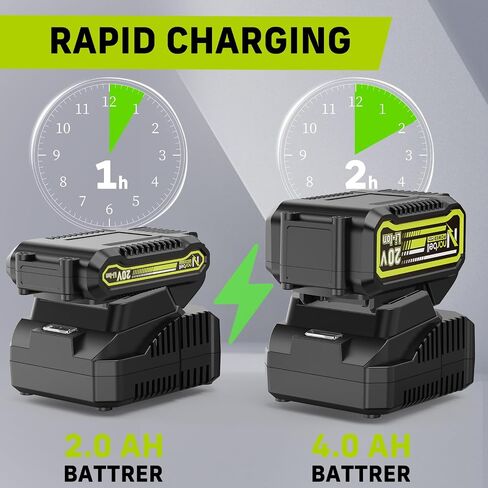 21V Lithium Battery Charger Replacement for Narbell Lithium Ion Battery Compatible with Tools Outdoor Equipment and 20V Leaf Blower Class 2 Battery Charger in Saudi Arabia