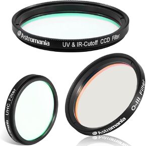 Astromania 2" UHC Filter - Bundle with - 2" O-III Filter&2" IR/UV Blocking Filter