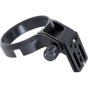 CNC Machined Lens Collar Tripod Mount Ring Compatible with Fujifilm Fuji GF 45-100mm f/4 R LM OIS WR, Lens Support Holder Bracket Bottom is Arca-Swiss Fit Quick Release Plate for Arca Clamp