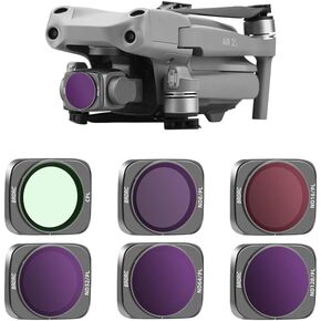6 Pack-ND Filters Set for DJI Mavic 3 Classic Accessories,for Bright Sunny Daylight,Multi Coated HD Glass,32-Layer Coating HD AGC Optical Glass(DJI Mavic 3 Classic ，CPL+ND8/16/32/64/128PL)