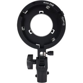 Flash Holder Bracket, Camera Flash Mount Light Bracket, for Bowens Mini to Standard for Bowens