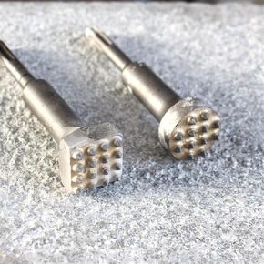 Alloy Point Groove Gouge Flat Round Electric Hammer Drill Bit 1pcs(16 Teeth)