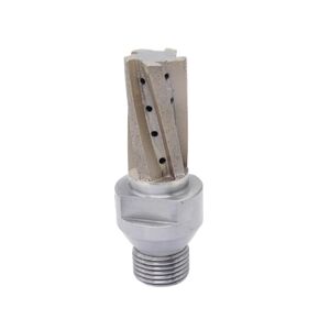 Sintered Diamond CNC Finger Bit Glass CNC Milling Cutter for Glass 1Pcs(D22mm x 4)