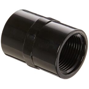 Spears 435-B Series PVC Pipe Fitting, Adapter, Schedule 40, Black, 3/4" Socket x 3/4" NPT Female