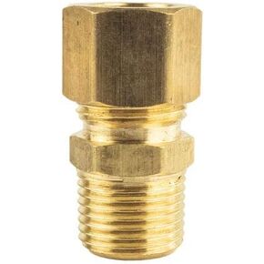 1/2 "OD X 3/8" ذكر NPT Connector Brass Compression Forting for 1/2 "OD Tube