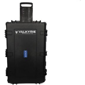 Valkyrie V133 مقاومة للماء Rolling Rolling Hard With Foam - صندوق تخزين التخييم للكاميرات والطائرات بدون طيار وملحقات - صندوق أدوات مقاوم للماء مع أجهزة قفل ، حالة صلبة كبيرة (أسود ، 33.5 × 22.2 × 16.9)