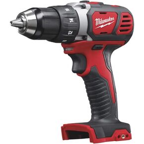 Milwaukeey Milwaukee M18 Li-Ion Cordless Compact Electric Drill Driver — Tool Only, 1/2in. Keyless Chuck, 500 In./Lbs. Torque, 1800 RPM (Renewed)