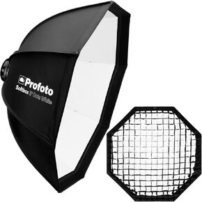 Profoto 3-Feet Octa Heat-Resistant Softbox with Removable Diffusor (White Interior) Bundle with Softgrid 3-Feet Octa with 50-Degree Light Spread Limit and Easy Setup (2 Items)