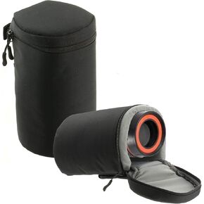 Navitech Black Water Resistant Camera Lens Protective Case Pouch Compatible with Sigma 70-200mm F2.8 DG OS HSM | Sigma 100-400mm F5-6.3 DG OS HSM | Sigma APO Macro 180mm F2.8 EX DG OS HSM
