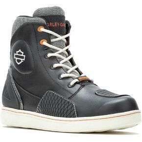 Harley-Davidson Women's Holtman 5.5" Black Waterproof Motorcycle Boots, D87298