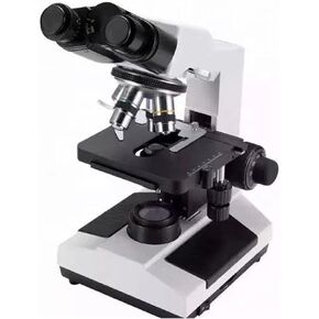 1000X Binocular Optical Microscope for Kids, Students & Adults, WF10X Eyepiece, Achromatic Objectives, Adjustable LED Light
