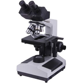 Binocular Biological Microscope for Children & Students, 4X-100X Achromatic Lenses, WF10X Eyepiece, 45° Tilted Head