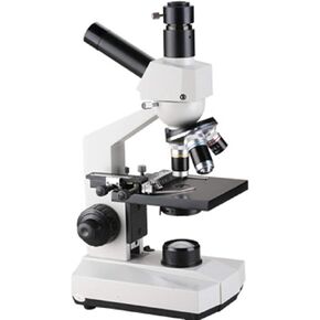 X-S-P102-V Dual Viewing Head Biological Microscope 40X-640X for Kids & Students, WF10X Eyepiece, Rotatable Head, School Lab
