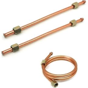 470mm Air Compressor Exhaust Tube Replacement Air Pipe Oil Pump Spare Parts, Length Bendable Sturdy for Portable Air Compressor Accessory Repair(1PC)