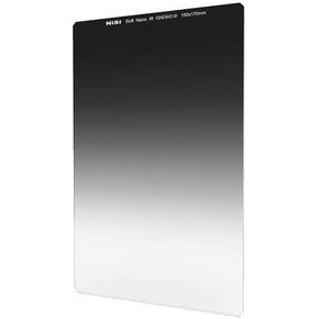 NiSi Soft Graduated Neutral Density Glass Filter GND8 (0.9) 150 x 170mm, Black (NIP-150-SGND0.9)