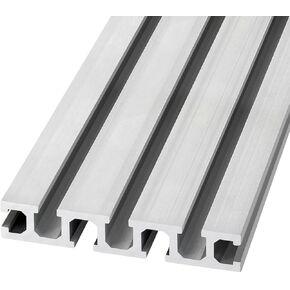 Woodpeckers Super Track ، 48 بوصة ، 7 في 1-1 من الألومنيوم T-Track ، الولايات المتحدة الأمريكية مصنوعة ، ومسار متعدد T عالمي للأعمال الخشبية ، والتركيبات ، والمكسرات السداسية ، ومسامير سداسية-SPT-48