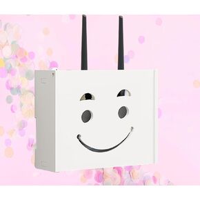 WiFi Shelf Box Router Shelf Wall Mounted WiFi Storage Box WiFi Router Shelf Wall Mount Storage Box,C-38x20x8.5cm
