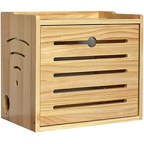 Router Storage Box,Wireless Wall-Mounted WiFi Storage Box Cable Organizer Box Decorative Storage Rack for Bedroom, Living Room Box/C/32 * 23 * 30Cm