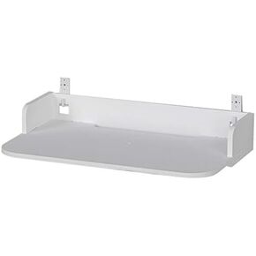 Router Storage Box,Shelf Floating Wall Mounted Shelf Storage Wall-Mounted Shelf Bracket Wall Mount WiFi Router Stand Wall-Mounted Floating Holder Box/Bianco/40 * 24 * 7Cm