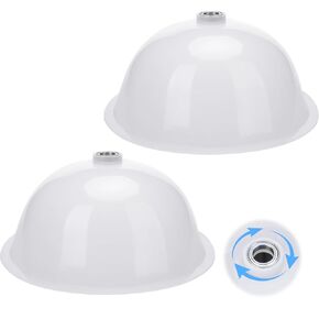 2pcs Hole Saw Dust Bowl for Drilling，Flexible & Durable Drill Dust Collector with Bearing for Reduced Friction, Fits Most Hole Saws & Power Drills, Keeps Workspace Clean