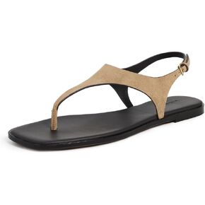 Madewell Women's Piaule Thong Ankle Strap-Suede Sandal