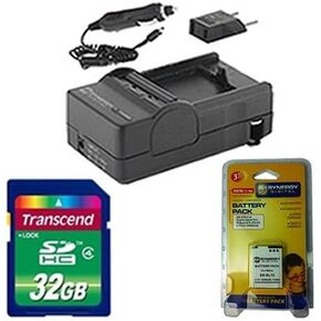 Nikon Coolpix AW130 Digital Camera Accessory Kit Includes: SDENEL12 Battery, SDM-197 Charger, SD32GB Memory Card