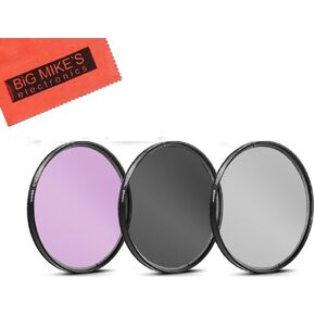 58mm Multi-Coated 3 Piece Filter Kit (UV-CPL-FLD) for Olympus M.Zuiko 40-150mm f/4.0-5.6 R Micro ED Digital Zoom Lens