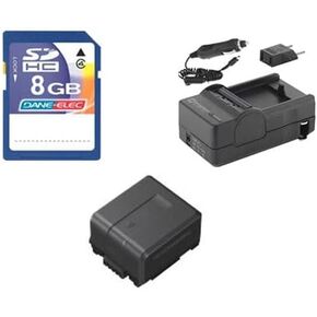 Panasonic AG-HMC40 Camcorder Accessory Kit Includes: SDVWVBG130 Battery, SDM-130 Charger, KSD48GB Memory Card