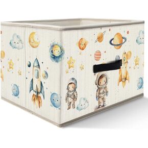 Nogrit Coquette Blue Bow Beach Storage Bins Box, Toybox for Girls, Preppy Coastal Seashell Foldable Baskets Organizer Container with Handles for Girls Bedroom Dorm Bathroom Clothes Toys Books in Kuwait