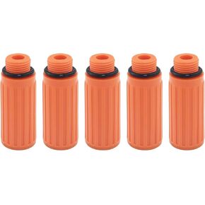 5pcs Yellow Breathing Rod Ventilation Suction Hole Air Compressor Air Pump Parts Breathing Valve Compressor Outlet Nozzle