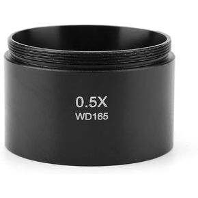 KP-0.5X Auxiliary Stereo Microscope, Objective Lens for Industry Video Microscope 48mm Mounting