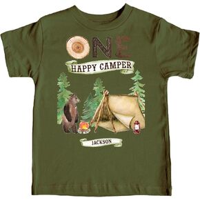 One Happy Camper 1st Birthday Personalized Shirt for First Birthday Outfit