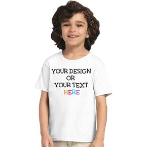 Custom Shirt Toddlers Boys Girls Personalized Text T-Shirt Front/Back Print