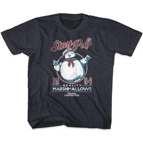 The Real Ghostbusters Cartoon Stay Puft 1984 Toddler Short Sleeve T-Shirt Graphic Tee